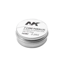 Resistencia NK 3 Core Parallel Fused Clapton NI90 0.20 Ohm