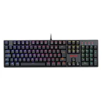 Teclado Gamer Redragon K582RGB Surara com Fio Inglês - Preto