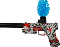 Pistola Hidrogel Glock Electric High Speed Shooting - CZ07-3 Red Skull