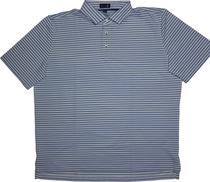 Outlet Camiseta Polo Stitch 3807 Masculina - Azul Ceu/Branco