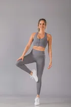 Rondina Legging Seamless c/Frunce RD43033GRO (T) M Gris Oscuro