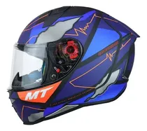 MT Helmets Casco Revenge 2 Hector Garzo A7 (T) XXL Azul Mate