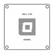 Bga Stencil PC SIS964L B-0.60