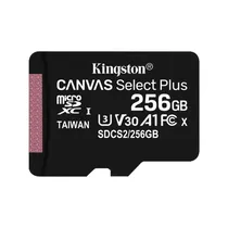 Cartão de Memória Kingston Select Plus SDCS2/256GB - 256GB - Micro SD com Adaptador - 100MB/s  Cartão de M...