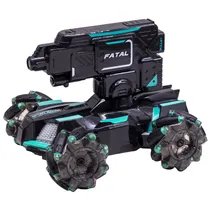 Carrinho Crazy Black Warriar com Controle Remoto 050708 - Preto/Verde