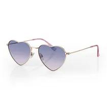Oculos de Sol Feminino Daniel Klein DK4321-2 / Estilo Coraçao - Indigo/Dourado