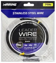 Cabo de Aço Marine Sports Black 75LBS 10 Metros