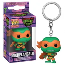 Funko Pop Keychain Turtles Ninja Mutant Mayhem Michelangelo 72330