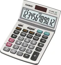 Calculadora Casio JW-120MS (12 Dígitos) - Cinza