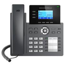 Telefone IP Grandstream GRP2604P com Fio / 3 Linhas - Preto