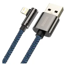 Cabo de Iluminação USB Baseus CACS000003 Dados 1M - Azul/Preto