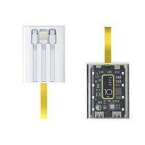 Carregador Portatil Powerbank Luo LU-6057 / 10800MAH / USB-C / Lightning / USB-A - Branco