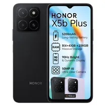 Smartphone Honor X5B Plus GFY-LX3 4/ 256GB / Tela 6.56 / Cam 50MP + Auxiliary Lens / Android 14 - Black