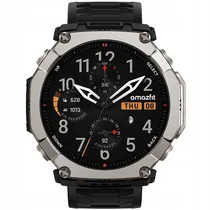 Relógio Amazfit T-Rex Ultra 2 A2550 51 MM com GPS/Bluetooth - Black Magma