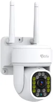 Câmera de Segurança Smart 4LIFE Outdoor FLD7G Wifi Bivolt 50-60HZ - Branco