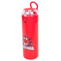 Garrafa Térmica Infantil Spiderman 350ML Vermelho