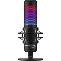 Microfone Hyperx HMIQ1S-XX-RG Quadcast s RGB USB - Preto