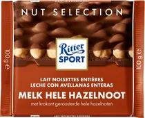 Chocolate Ritter Sport Melk Hele Hazelnoot - 100G