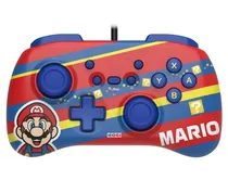 Controle Hori HoriPad Mini Super Mario / com Fio para Nintendo Switch - Vermelho (NSW-366U