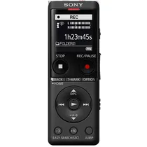 Gravador de Voz Sony ICD-UX570FBC com 4GB para Até 159 Horas de Gravação - Preto