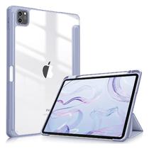 Capa para Tablet / iPad Pro 11 4LIFE com Compartimento para Pencil - Transparente/Cinza