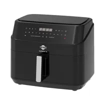 Freidora Air Fryer Tokyo Suprema EDTOKAFRYER10 Doble 10L 2400W 220V Negro