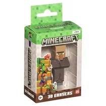 Boneco Minecraft 3D Eraser Aldeano 42402