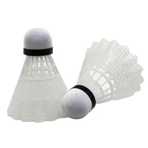 Peteca para Badminton Nylon e Cortiça c/ 3 Unidades Blanco