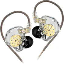 Auricular de Retorno KZ Edx Lite 3.5 MM - Transparente