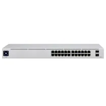 Hub Switch Ubnt USW-24-BR Unifi Gigabit 24 Portas / RJ-45 / 2P / 1G / SFP / 120W  Hub Switch ...