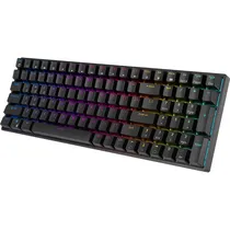 Teclado Mecânico Royal Kludge RK100 96% RGB Linear Wireless Switch Red - Black