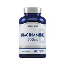 Suplemento Piping Rock Niacinamide 500MG 200 Cápsulas
