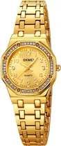 Relogio Skmei 2508 Gold - Feminino