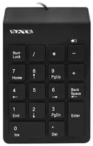 Teclado Satellite AK-184 USB Numérico Preto