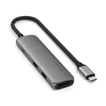 Hub USB Satechi ST-P4SM 4EN1 USB-C Space Grey
