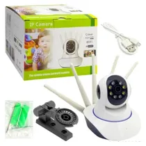 Câmera Robô 5 Antenas IP Wifi 360º