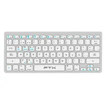 Teclado FTX FTXB1000 Ultra Bluetooth Slim Español Plata