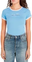 Camiseta Tommy Hilfiger WW0WW42900 C1Z - Feminina