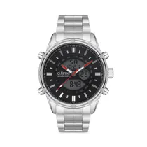 Relógio Digital Masculino Daniel Klein D:Time DK.1.12634-2 - Prata/Preto