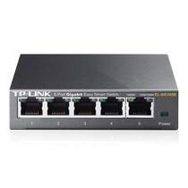 Hub Switch TP-Link TL-SG105E 5 Portas Gigabit 1000MBPS - Cinza