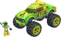 Mattel Mega Hotwheels Monter Trucks Building Sets - HDJ94 (69 Pçs)