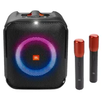 Caixa de Som JBL Party Box Encore / 2 Microfones - Preto