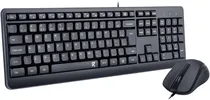 Redragon Teclado + Mouse Wired Ing BS-7092 Black  Redragon Te...