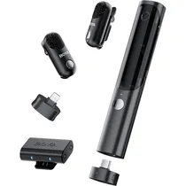 Microfone Lapela Boya Boya MAGIC-02(2TX+3RX)Wir USB-C Ligh Cam Ana Pre