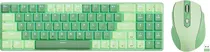 Teclado e Mouse Sem Fio Gaming Redragon BS-8772GC Verde (Inglês)