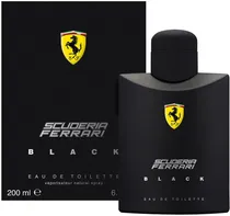 Perfume Ferrari Scuderia Black Edt Masculino - 200ML