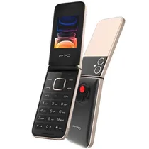 Celular Ipro Flip V20S Dual Sim Tela de 2.4" Câmera/Rádio FM - Preto/Dourado  Celular Ipr...