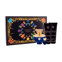 Kit Perfume Versace Dylan Blue Eau de Parfum 100ML + 5ML + Body Lotion 100 + Shower Gel 100ML