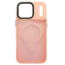 Capinha para iPhone 17 Pro Max Magsafe 3IN1 - Rosa/Transparente