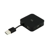 Hub Mtek HB-420 4 En 1 USB-A Negro